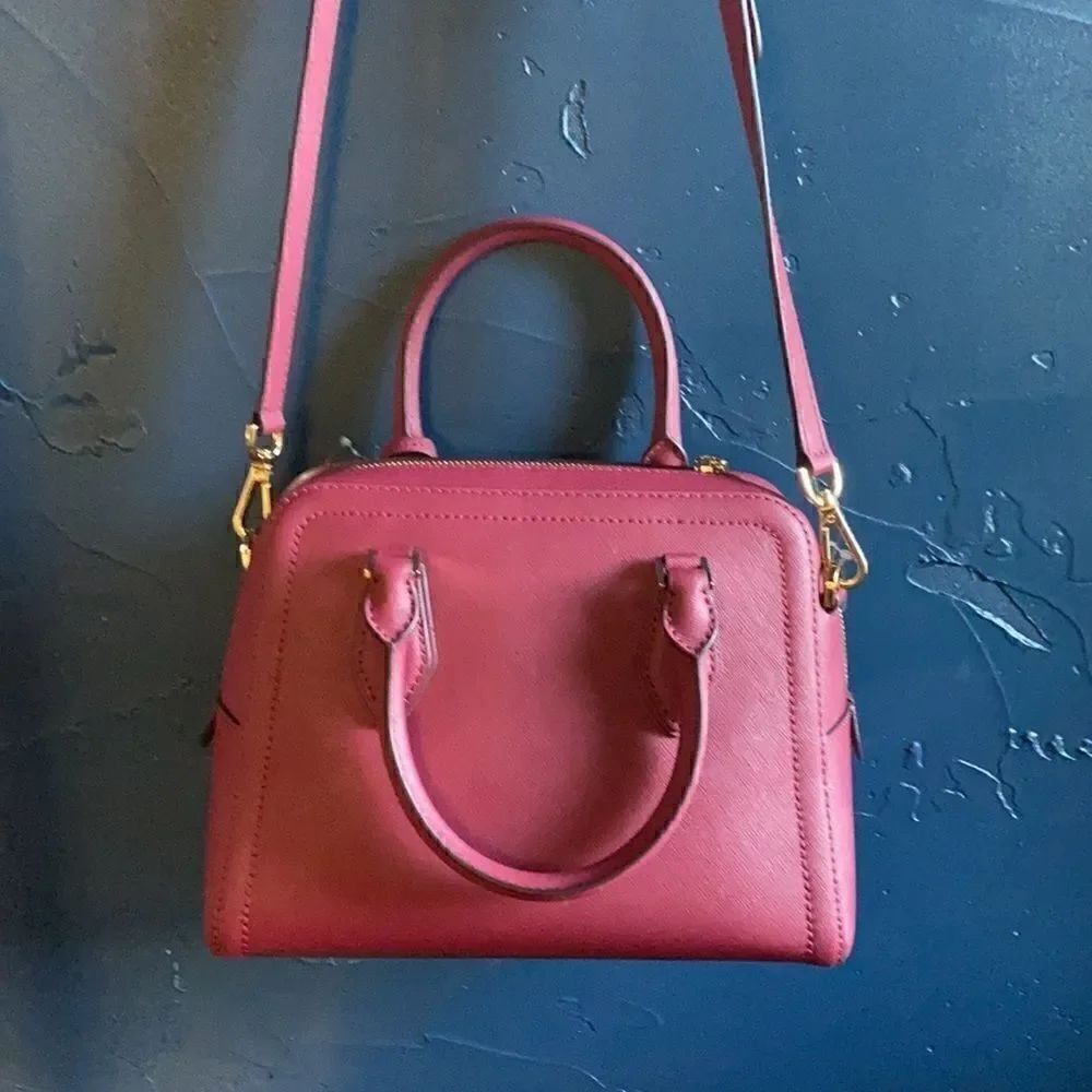 Michael Kors Ayden Dome Satchel Berry Color!!